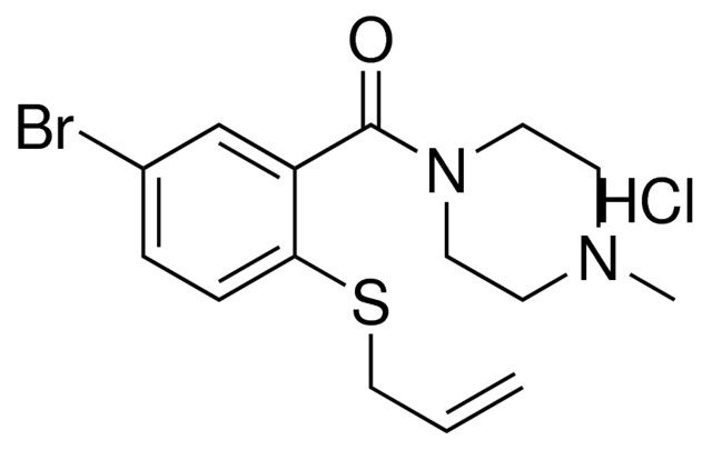 (2-ALLYLSULFANYL-5-BROMO-PH)-(4-ME-PIPERAZIN-1-YL)-METHANONE, HYDROCHLORIDE