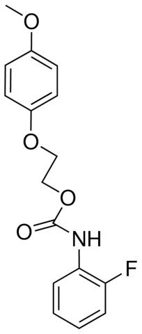 (2-(4-METHOXYPHENOXY)ETHYL) N-(2-FLUOROPHENYL)CARBAMATE