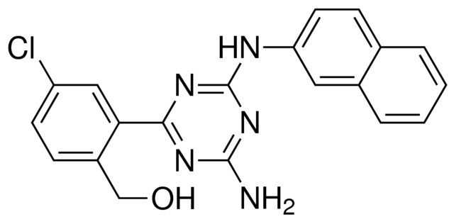 (2-(4-AMINO-6-(NAPHTHALEN-2-YLAMINO)-(1,3,5)TRIAZIN-2-YL)-4-CL-PHENYL)-METHANOL