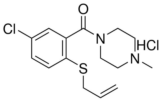 (2-ALLYLSULFANYL-5-CL-PHENYL)-(4-ME-PIPERAZIN-1-YL)-METHANONE, HYDROCHLORIDE