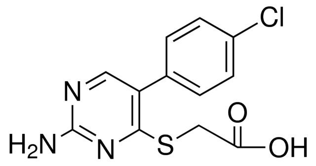 (2-AMINO-5-(4-CHLORO-PHENYL)-PYRIMIDIN-4-YLSULFANYL)-ACETIC ACID