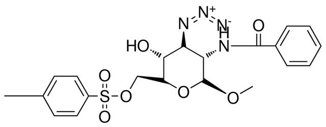 TOLUENE-4-SULFONIC ACID 4-AZIDO-5-BENZOYLAMINO-3-HO-6-MEO-4H-PYRAN-2-YL-ME ESTER