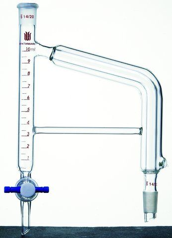 Synthware<sup>TM</sup> Dean Stark distillation receiver with vacuum jacketed uptake tube
