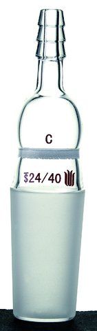 Synthware<sup>TM</sup> inlet adapter with fritted disc