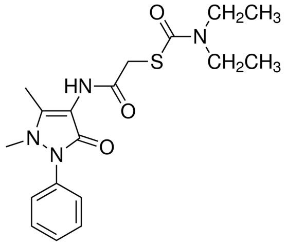 S-{2-[(1,5-DIMETHYL-3-OXO-2-PHENYL-2,3-DIHYDRO-1H-PYRAZOL-4-YL)AMINO]-2-OXOETHYL} DIETHYLTHIOCARBAMATE