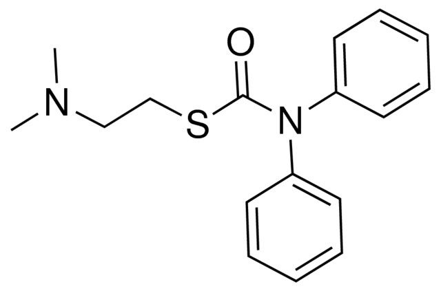 S-[2-(dimethylamino)ethyl] diphenylthiocarbamate