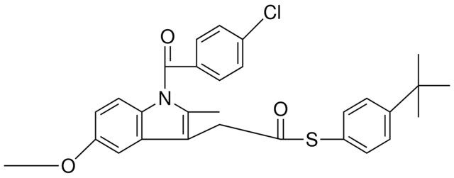 S-(4-tert-butylphenyl) [1-(4-chlorobenzoyl)-5-methoxy-2-methyl-1H-indol-3-yl]ethanethioate