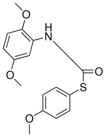 S-(4-METHOXYPHENYL) N-(2,5-DIMETHOXYPHENYL)THIOCARBAMATE