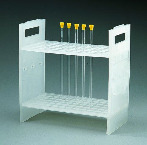 Polypropylene NMR tube rack