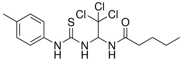 PENTANOIC ACID (2,2,2-TRICHLORO-1-(3-P-TOLYL-THIOUREIDO)-ETHYL)-AMIDE