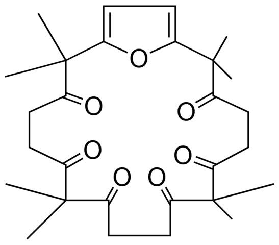 OCTAMETHYL-21-OXA-BICYCLO(16.2.1)HENEICOSA-1(20),18-DIENE-3,6,8,11,13,16-HEXAONE