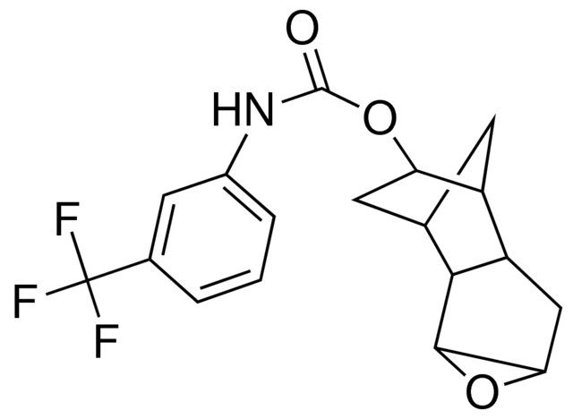 OCTAHYDRO-2,5-METHANO2HINDENO(12B)OXIREN3YL N(3(TRIFLUOROMETHYL)PHENYL)CARBAMATE