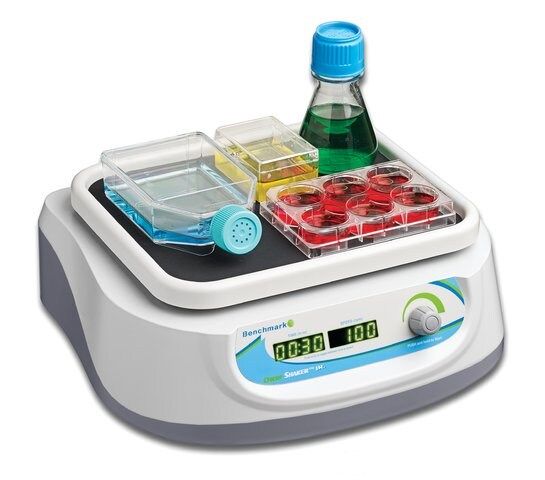 Orbi-Shaker JR.′ orbital shaker with flat mat platform