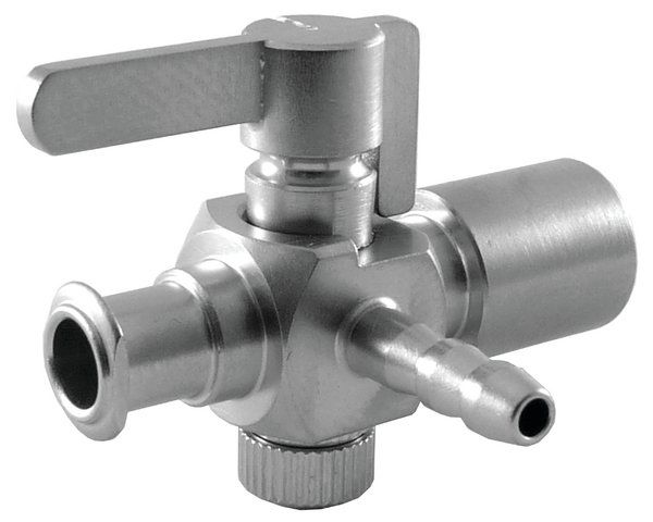 Perfektum<sup>®</sup> three-way compression-nut stopcock