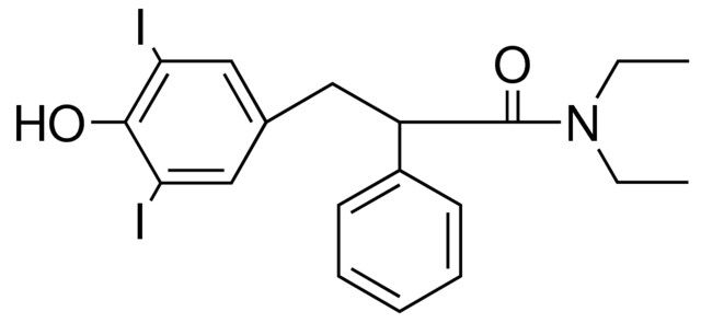 N,N-DIETHYL-3,5-DIIODO-4-HYDROXY-ALPHA-PHENYLHYDROCINNAMAMIDE