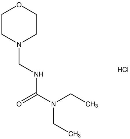 N,N-diethyl-N'-(4-morpholinylmethyl)urea hydrochloride