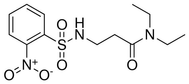 N,N-DIETHYL-3-(((2-NITROPHENYL)SULFONYL)AMINO)PROPANAMIDE