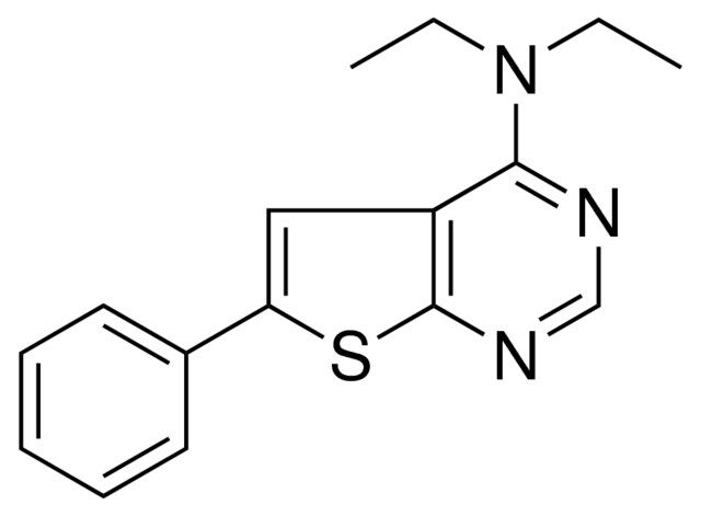 N,N-DIETHYL-6-PHENYLTHIENO(2,3-D)PYRIMIDIN-4-AMINE