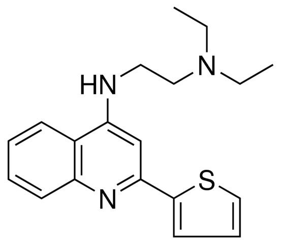 N,N-DIETHYL-N'-(2-THIOPHEN-2-YL-QUINOLIN-4-YL)-ETHANE-1,2-DIAMINE