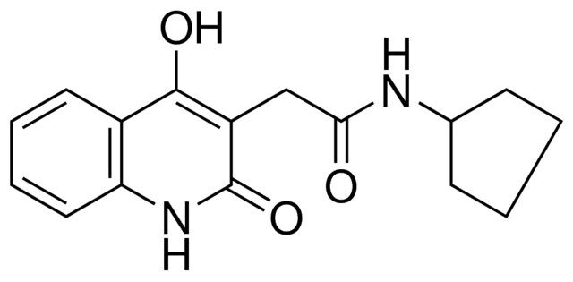 N-CYCLOPENTYL-2-(4-HYDROXY-2-OXO-1,2-DIHYDRO-QUINOLIN-3-YL)-ACETAMIDE