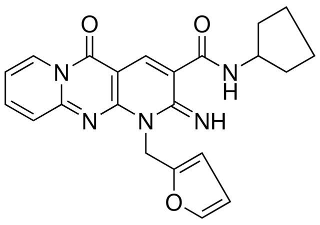 N-CYCLOPENTYL-1-(2-FURYLMETHYL)-2-IMINO-5-OXO-1,5-DIHYDRO-2H-DIPYRIDO[1,2-A:2,3-D]PYRIMIDINE-3-CARBOXAMIDE