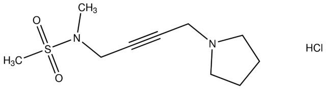 N-methyl-N-[4-(1-pyrrolidinyl)-2-butynyl]methanesulfonamide hydrochloride