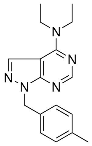 N,N-DIETHYL-1-(4-METHYLBENZYL)-1H-PYRAZOLO(3,4-D)PYRIMIDIN-4-AMINE