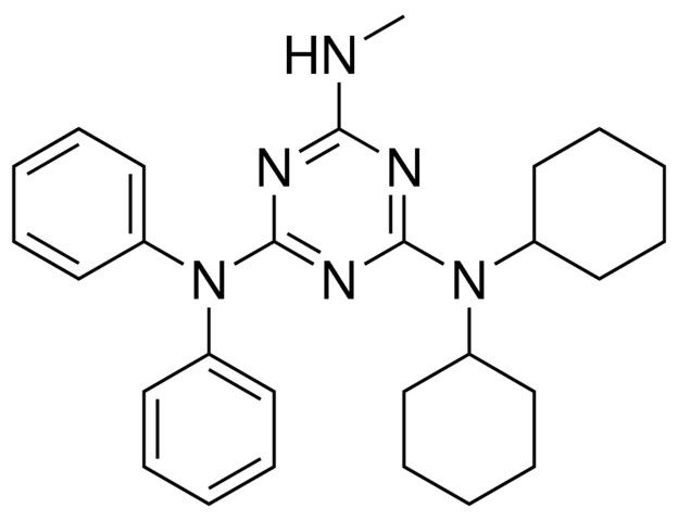 N,N-DICYCLOHEXYL-N'-METHYL-N'',N''-DIPHENYL-(1,3,5)TRIAZINE-2,4,6-TRIAMINE