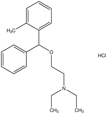 N,N-diethyl-2-[(2-methylphenyl)(phenyl)methoxy]ethanamine hydrochloride