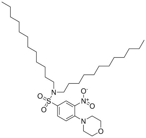 N,N-DIDODECYL-4-MORPHOLINO-3-NITROBENZENESULFONAMIDE