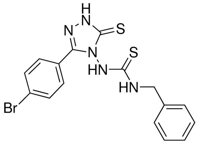 N-BENZYL-N'-(3-(4-BR-PH)-5-THIOXO-1,5-DIHYDRO-4H-1,2,4-TRIAZOL-4-YL)THIOUREA