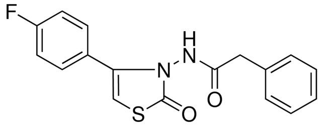 N-(4-(4-FLUOROPHENYL)-2-OXO-1,3-THIAZOL-3(2H)-YL)-2-PHENYLACETAMIDE
