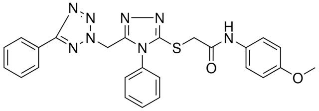 N-(4-METHOXYPHENYL)-2-({4-PHENYL-5-[(5-PHENYL-2H-TETRAAZOL-2-YL)METHYL]-4H-1,2,4-TRIAZOL-3-YL}SULFANYL)ACETAMIDE