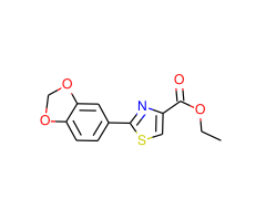 ethyl 2-(benzo[d][1,3]dioxol-5-yl)thiazole-4-carboxylate