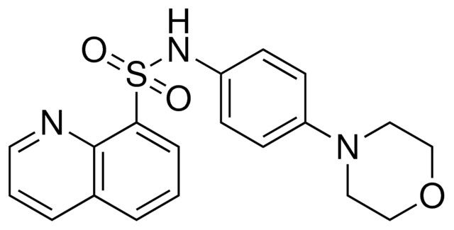 N-(4-(4-MORPHOLINYL)PHENYL)-8-QUINOLINESULFONAMIDE
