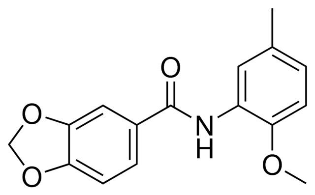 N-(2-METHOXY-5-METHYLPHENYL)-1,3-BENZODIOXOLE-5-CARBOXAMIDE
