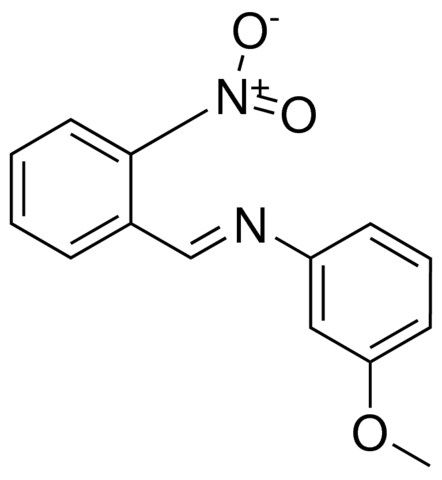 N-(2-NITROBENZYLIDENE)-M-ANISIDINE