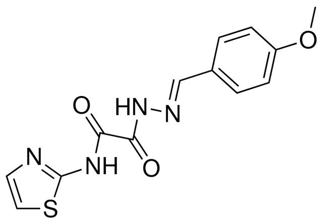 N-(2-THIAZOLYL)OXAMIC (4-METHOXYBENZYLIDENE)HYDRAZIDE