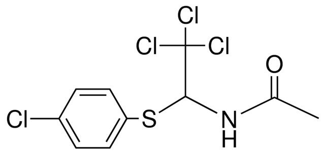 N-(2,2,2-TRICHLORO-1-(4-CHLORO-PHENYLSULFANYL)-ETHYL)-ACETAMIDE