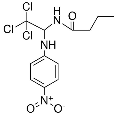 N-(2,2,2-TRICHLORO-1-(4-NITRO-PHENYLAMINO)-ETHYL)-BUTYRAMIDE