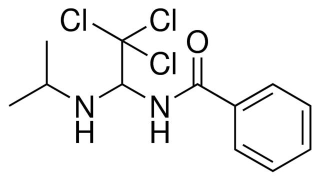N-(2,2,2-TRICHLORO-1-ISOPROPYLAMINO-ETHYL)-BENZAMIDE