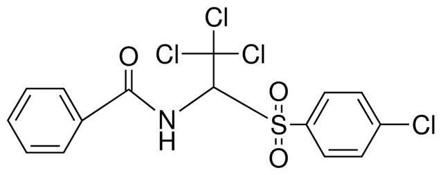 N-(2,2,2-TRICHLORO-1-(4-CHLORO-BENZENESULFONYL)-ETHYL)-BENZAMIDE