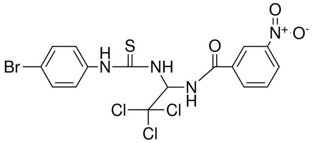 N-(1-(3-(4-BROMO-PHENYL)-THIOUREIDO)-2,2,2-TRICHLORO-ETHYL)-3-NITRO-BENZAMIDE