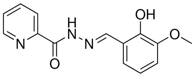 N'-(2-HYDROXY-3-METHOXYBENZYLIDENE)-2-PYRIDINECARBOHYDRAZIDE