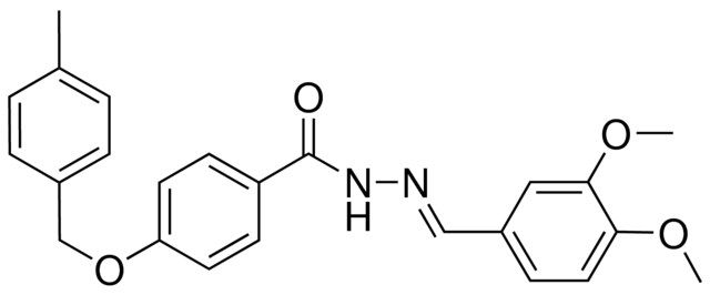 N'-(3,4-DIMETHOXYBENZYLIDENE)-4-((4-METHYLBENZYL)OXY)BENZOHYDRAZIDE