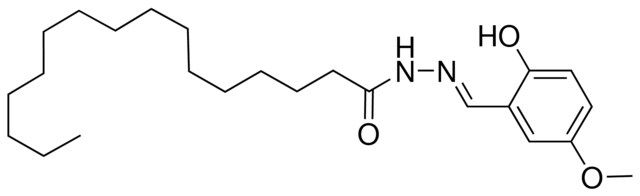 N'-(2-HYDROXY-5-METHOXYBENZYLIDENE)HEXADECANOHYDRAZIDE