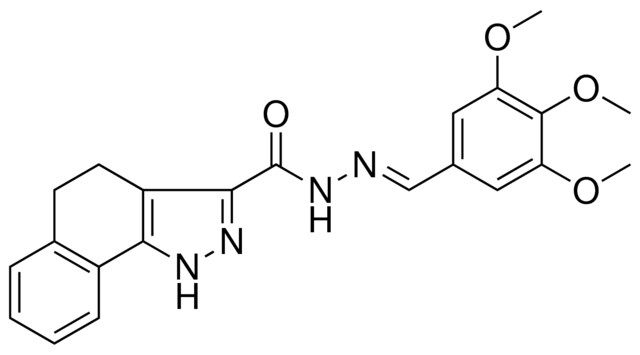 N'-(3,4,5-TRIMETHOXYBENZYLIDENE)4,5-DIHYDRO-1H-BENZO(G)INDAZOLE-3-CARBOHYDRAZIDE
