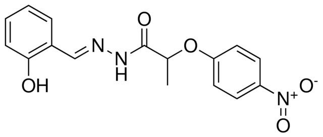 N'-(2-HYDROXYBENZYLIDENE)-2-(4-NITROPHENOXY)PROPANOHYDRAZIDE
