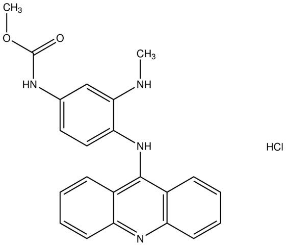 methyl 4-(9-acridinylamino)-3-(methylamino)phenylcarbamate hydrochloride