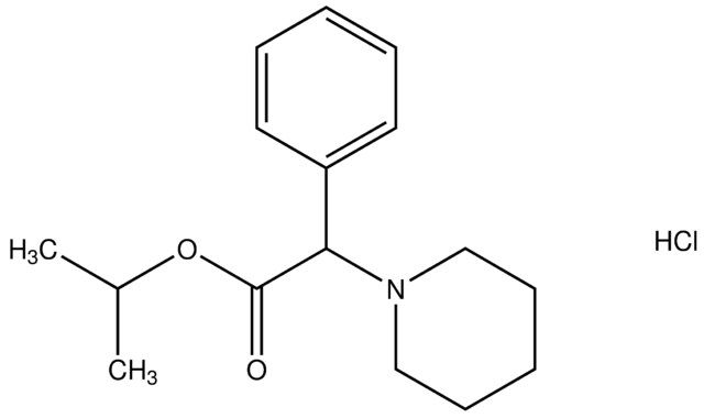 isopropyl phenyl(1-piperidinyl)acetate hydrochloride
